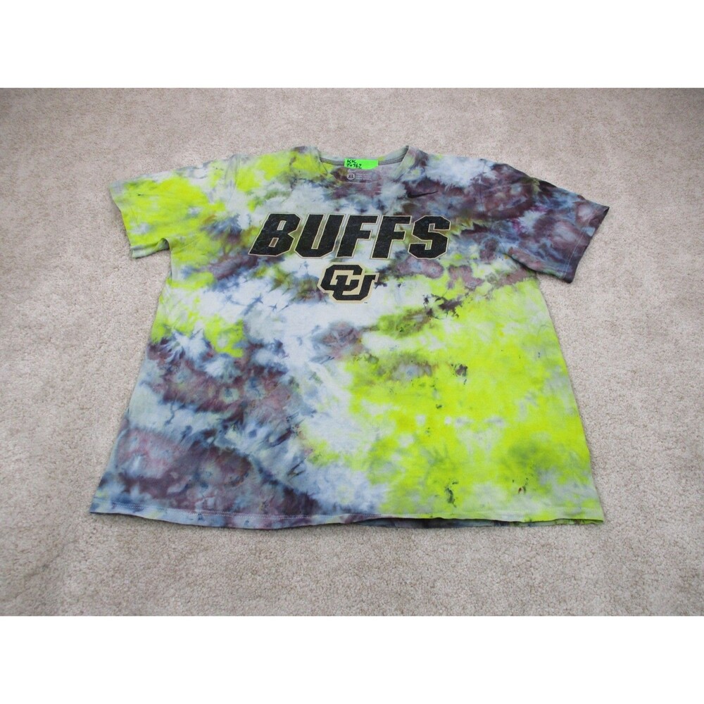Colorado Buffaloes Nike Shirt Mens XL Tie Dye Short Sleeve CU Boulder Football